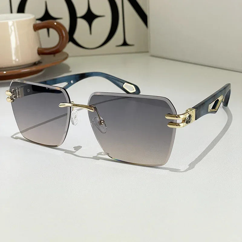Street Shooting Ins Trendy Trimming Sunglasses - Viexta