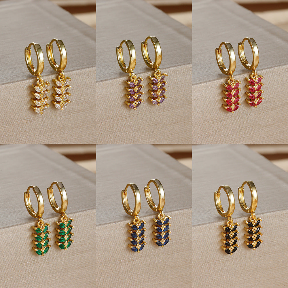 wheat-leaf-shaped-earring-zircon