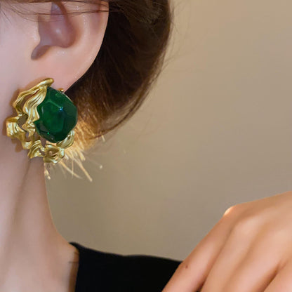 Vintage Emerald Earrings