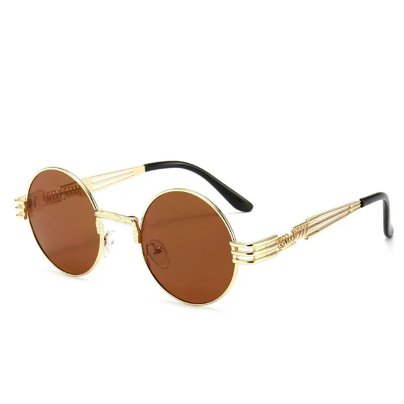 steampunk-round-frame-travel-sunglasses - Viexta