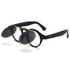 Women's Plastic Retro Flip Sunglasses - Viexta