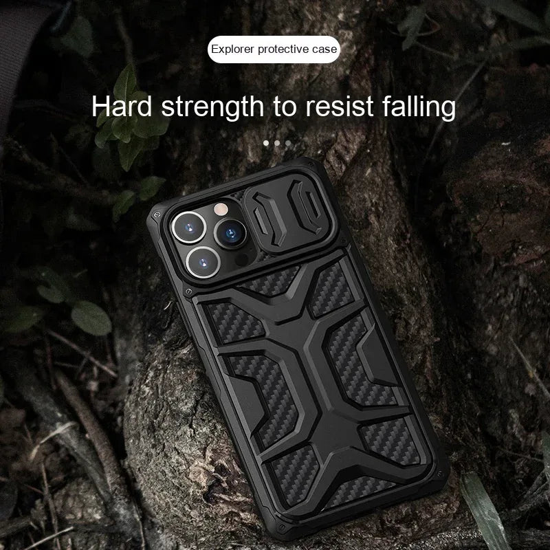 Lens Slide Anti-shock iPhone Case - Viexta