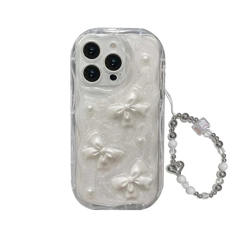 Heart Bow Tie iPhone Case - Viexta