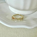 Double Layer Zircon Ring - Viexta