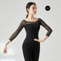 Dress Mesh Top For Women Ballet Practice - Viexta