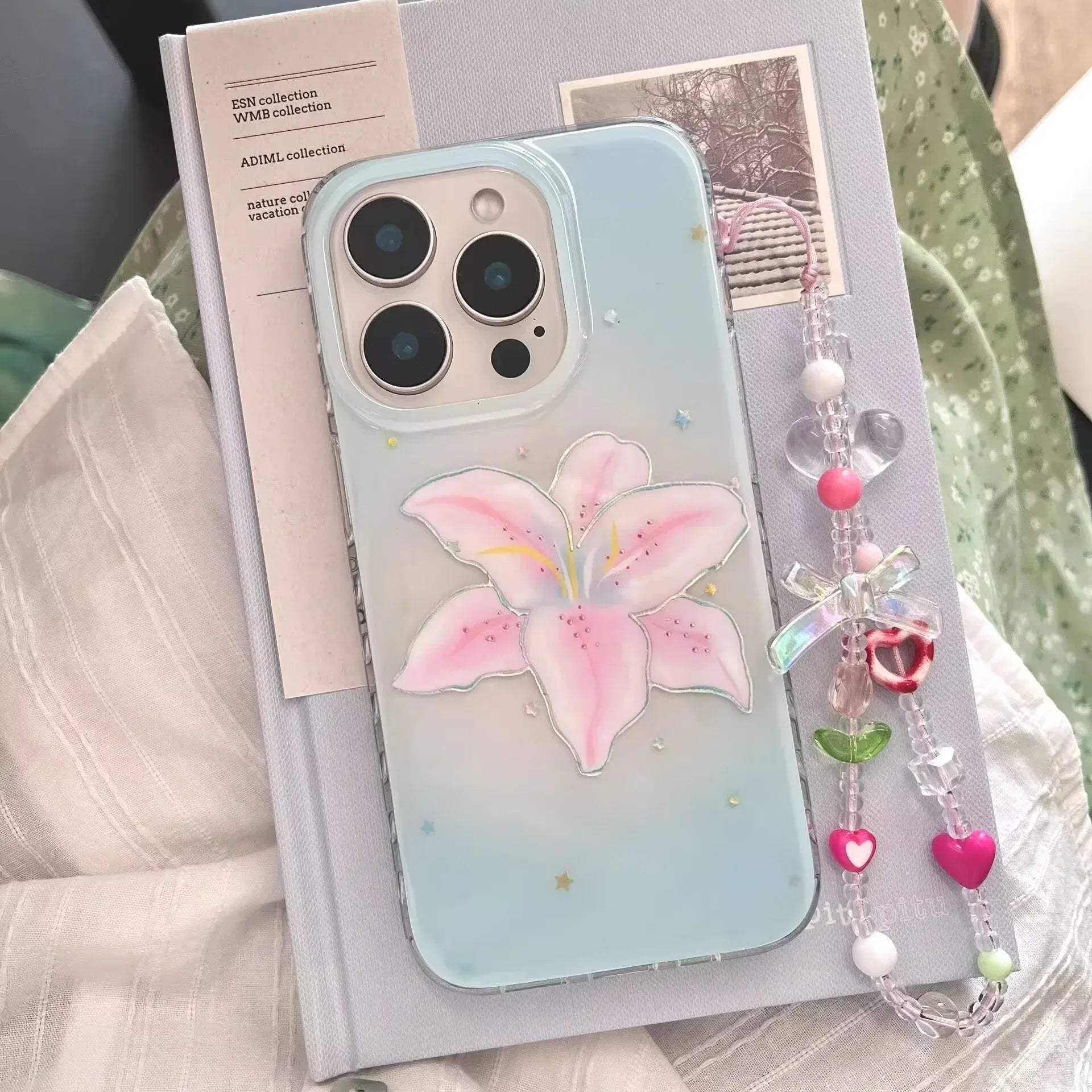 Minimalist Gilded-line Daffodil iPhone Case - Viexta
