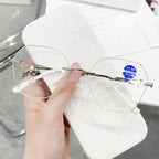 Internet-famous Starry Sky Metal Womens Blue-Light-Blocking Glasses - Viexta