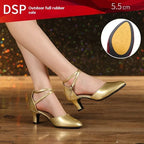 Latin Soft Bottom Heels - Viexta
