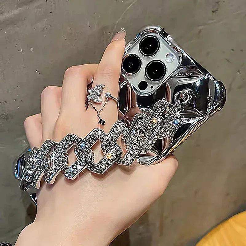 Rhinestone Braceleted iPhone Case - Viexta