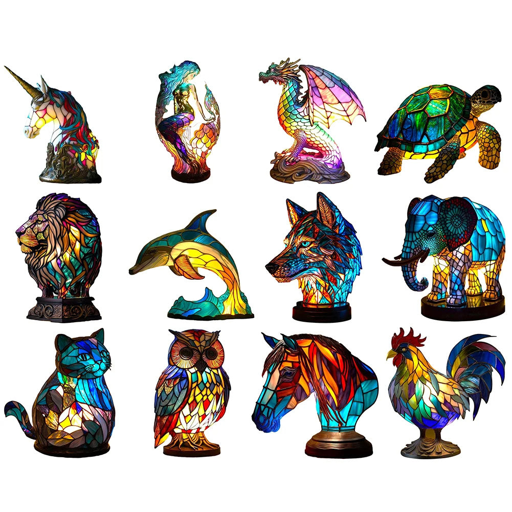 3D Colored Animal Light Desk Lamp