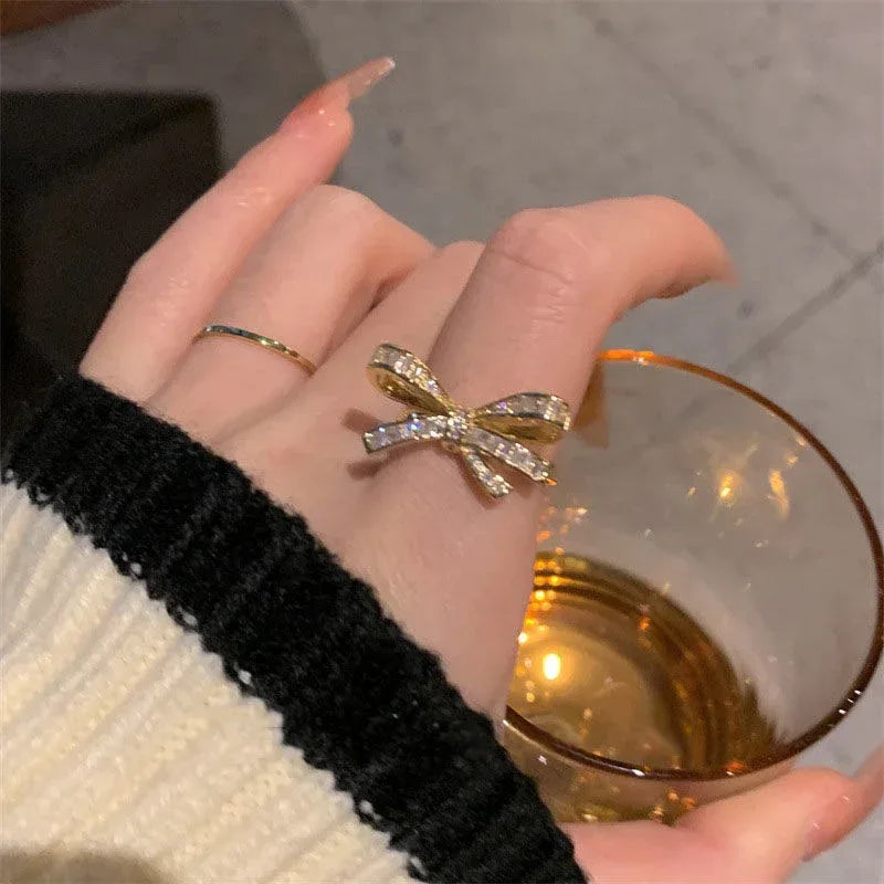 Double Layer Zircon Ring - Viexta