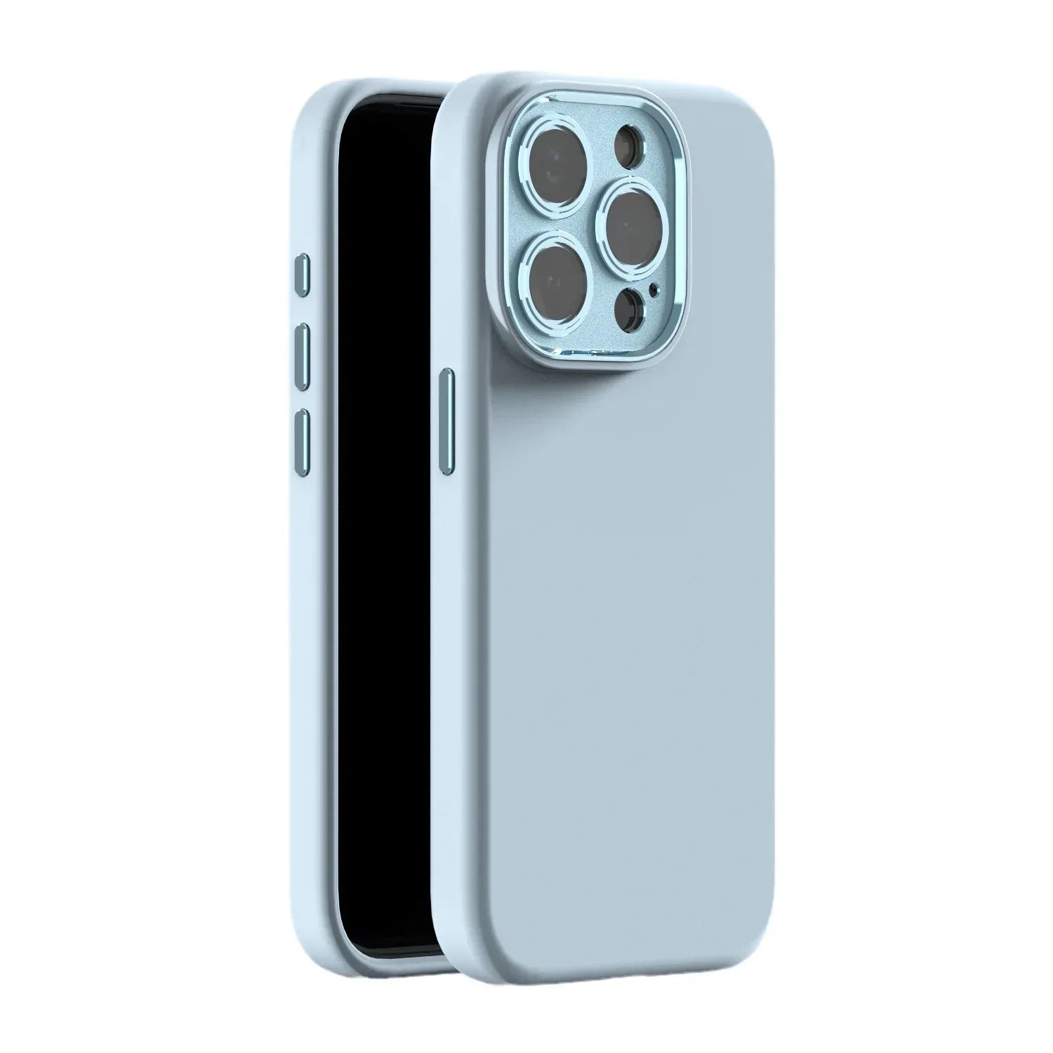 Metal Lens Protector Silicone IPhone case - Viexta