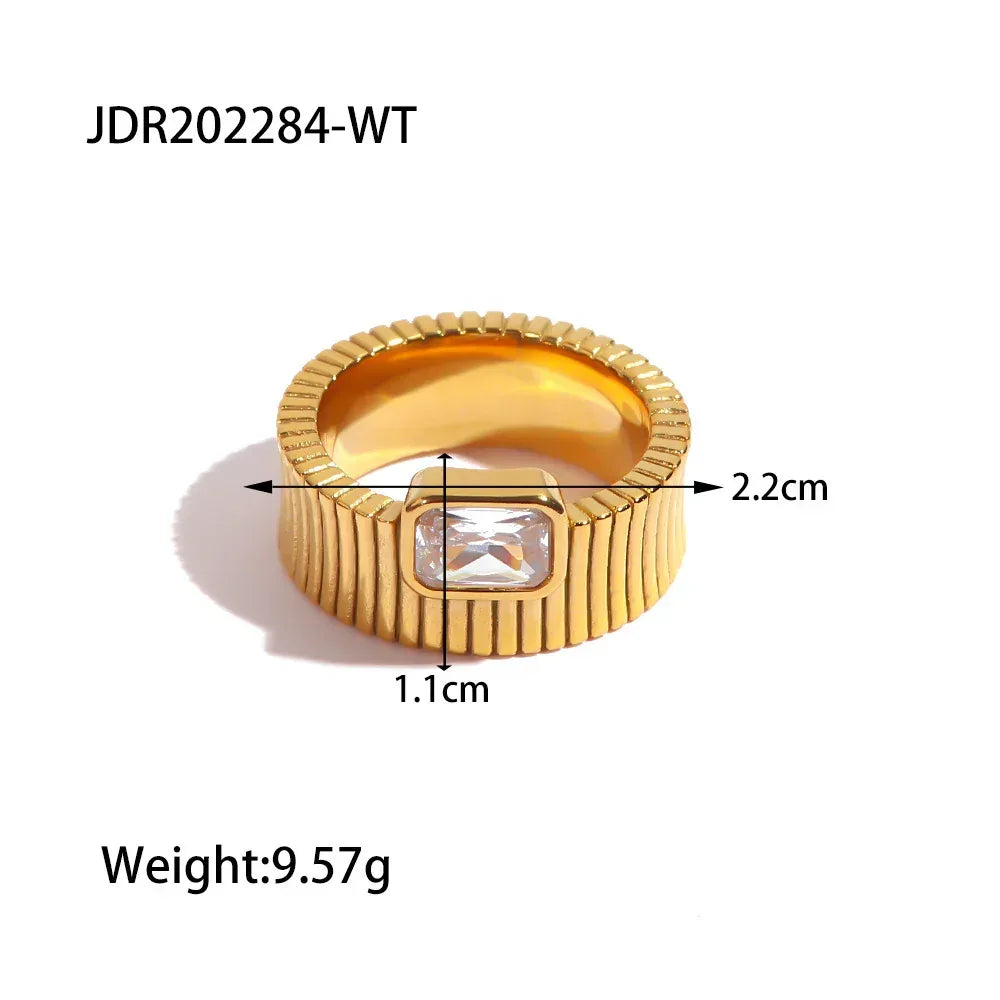 Square Diamond Ring - Viexta