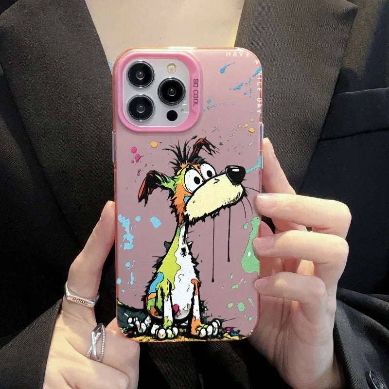 Cartoon Silver iPhone Case - Viexta