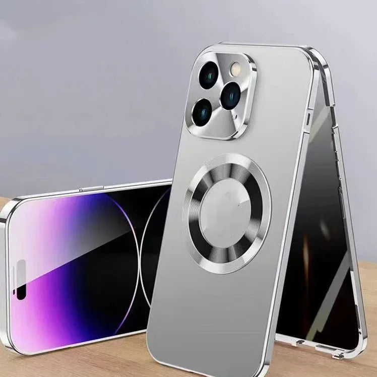 magnetic-iphone-case-with-anti-peep-metal-clip-leakage-tag - Viexta