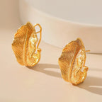 Leaves Brushed Retro Ear Clip - Viexta