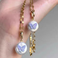Fantasy Purple Butterfly Necklace - Viexta