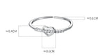 Hollowed-out Heart-shaped Ring - Viexta