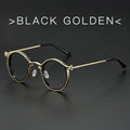 vintage-round-frame-glasses-frame-anti-blue-ray-plain-glasses - Viexta