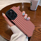Encased Soft Plaid iPhone Cases - Viexta