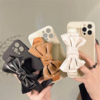 Bowknot Leather Wristband iPhone Case - Viexta