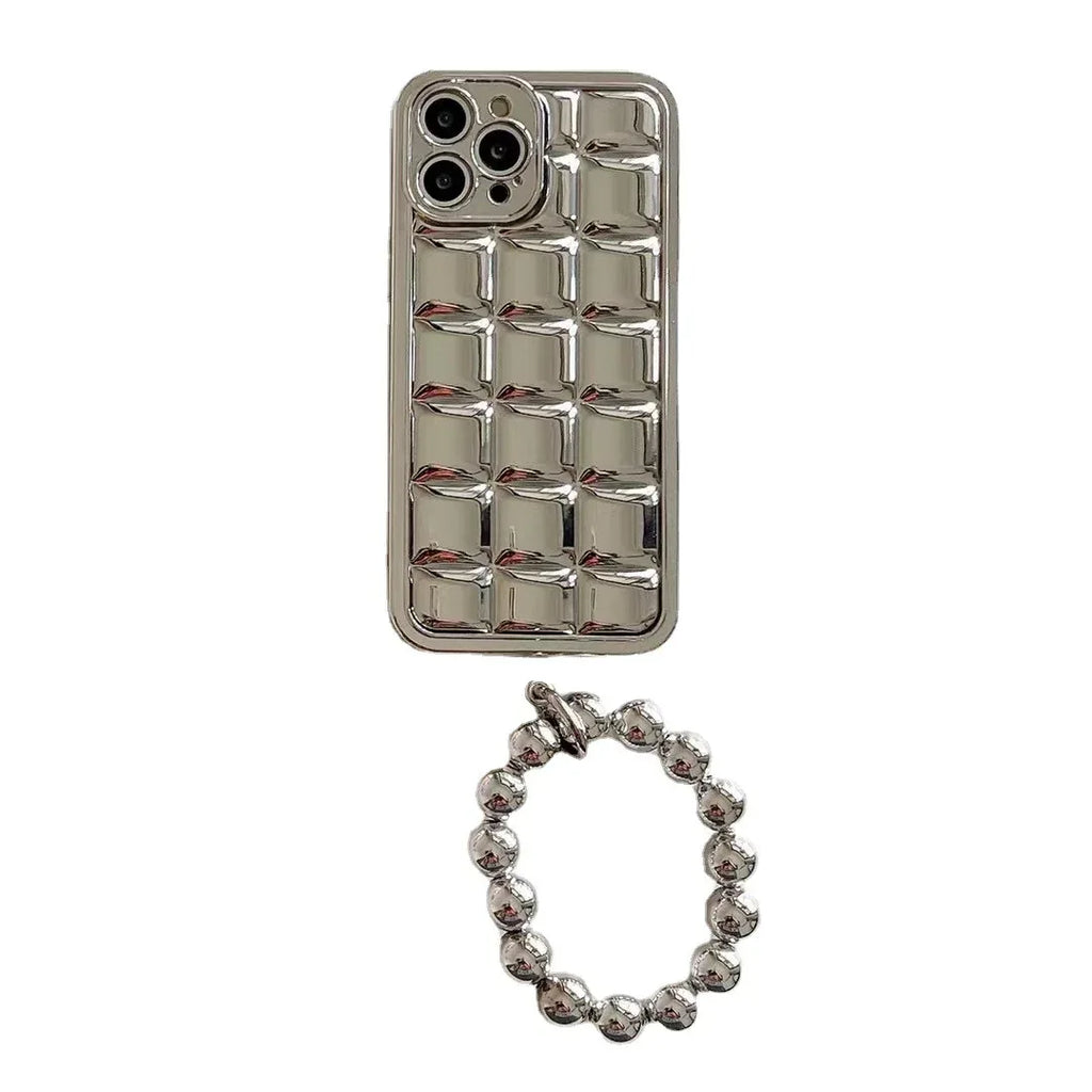 silver-square-bead-iphone-case - Viexta