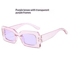Retro Square Small-Frame Cross-Border Personalized Sunglasses