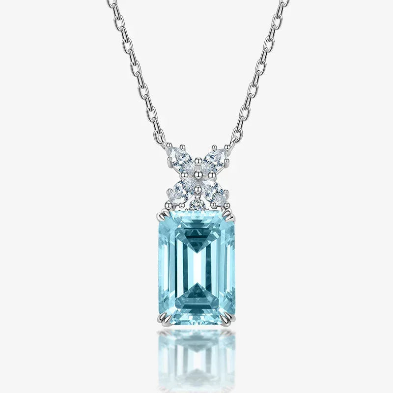 Aquamarine Niche Necklace - Viexta