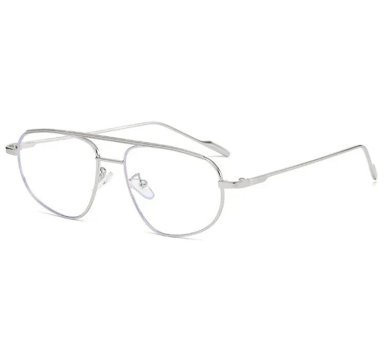 Metal Double Beam Sunglasses - Viexta