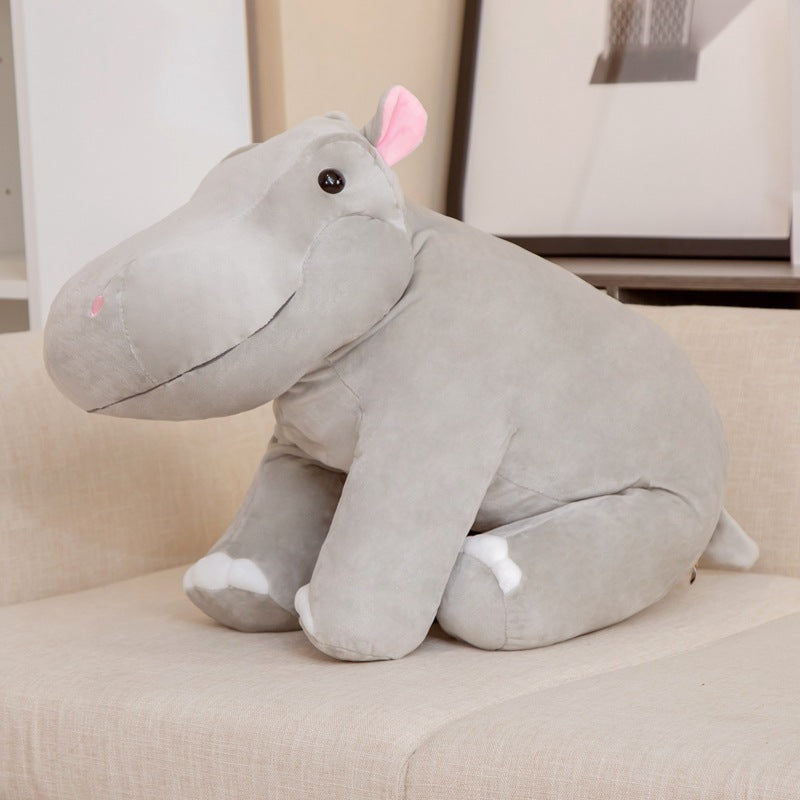 Hippo Doll Plush Pillow