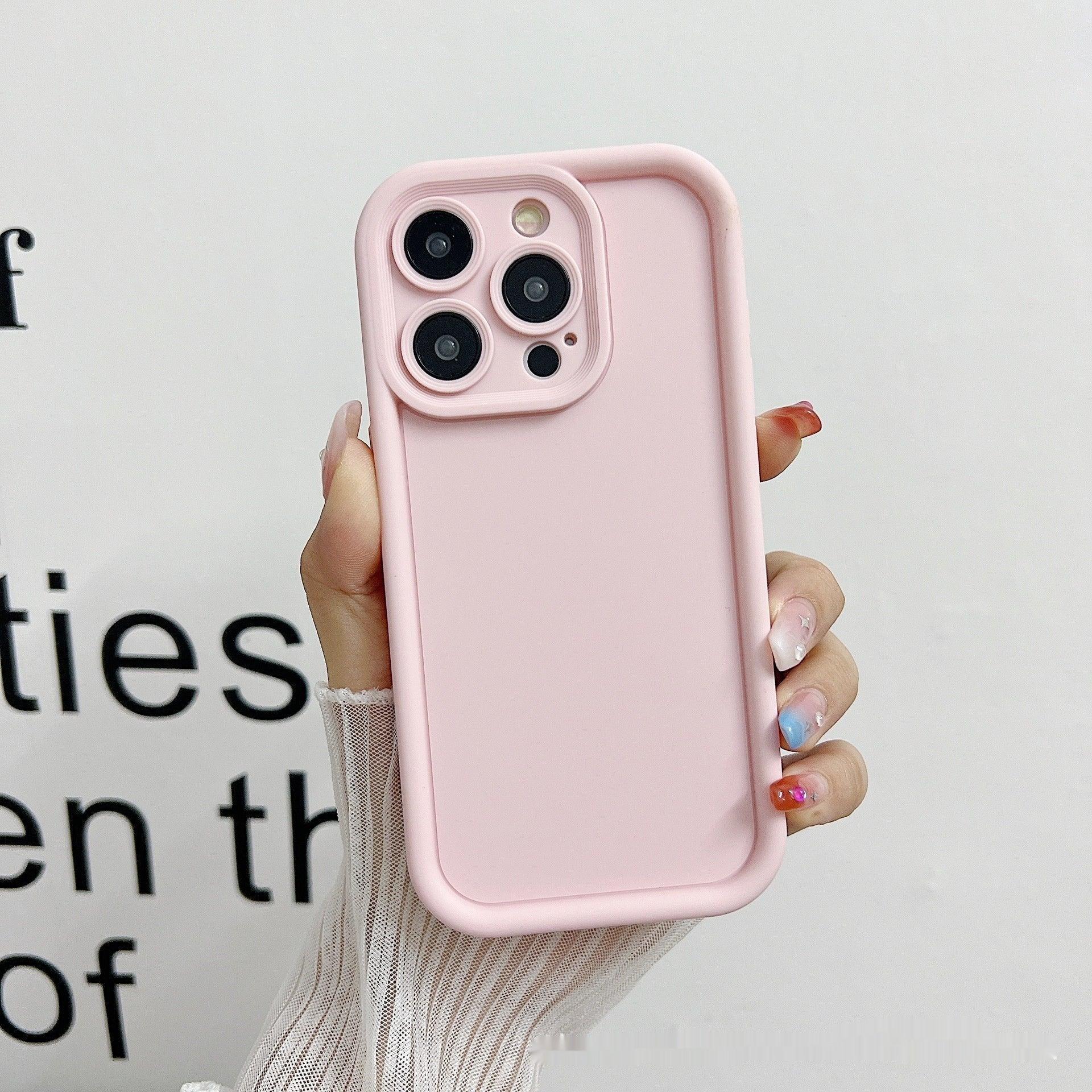 solid-color-frosted-redmi-phone-case - Viexta