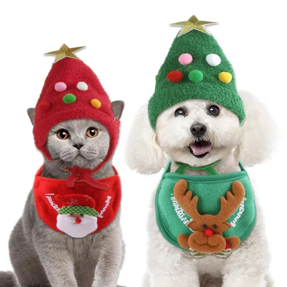 Pet Hat Christmas Tree Shape - Viexta