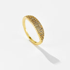Micro Inlaid Zircon Versatile Niche Ring