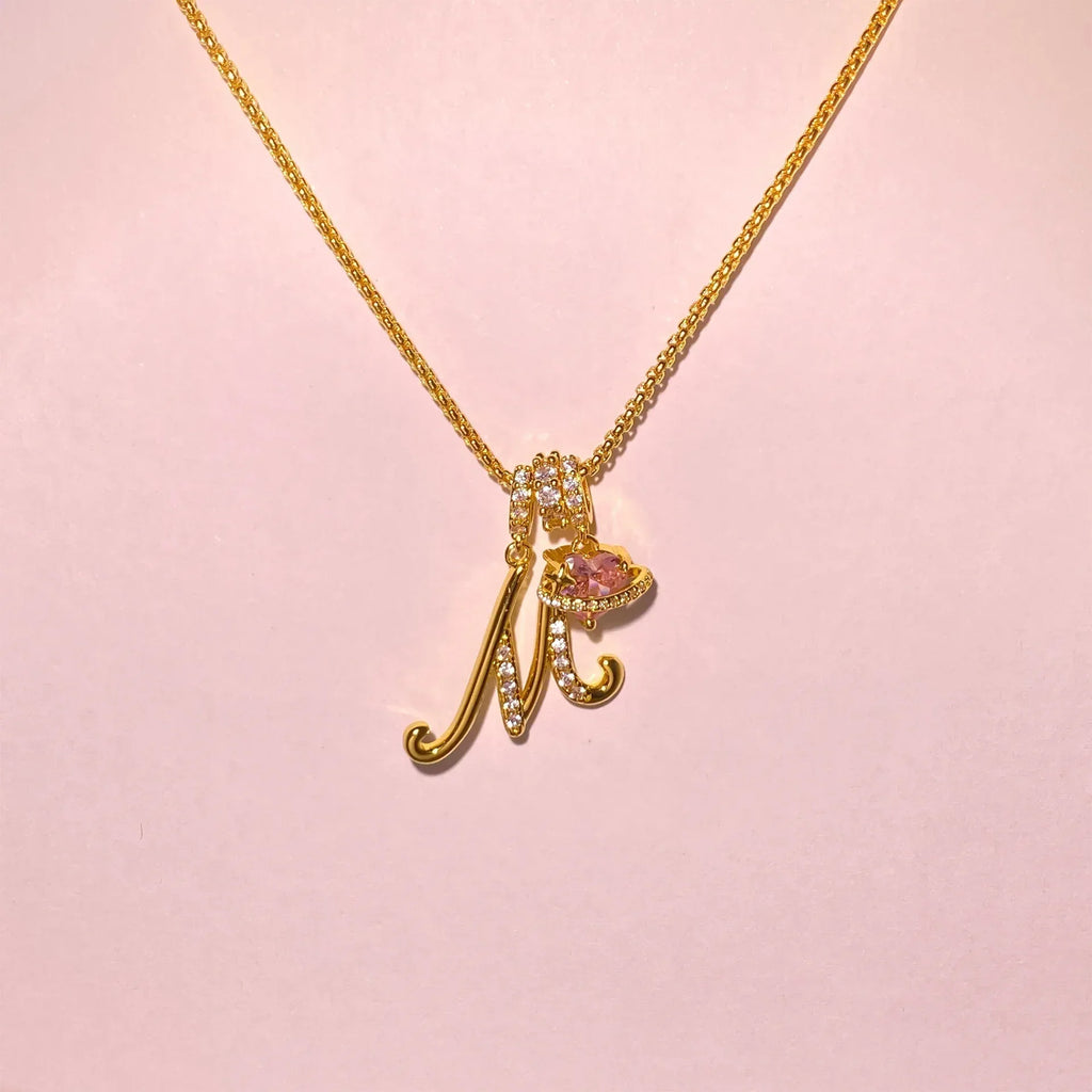 Dopamine 26 English Letter Necklace - Viexta