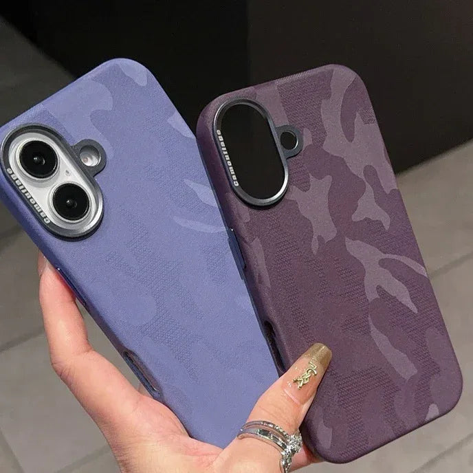 camouflage-leather-iphone-protective-cover - Viexta
