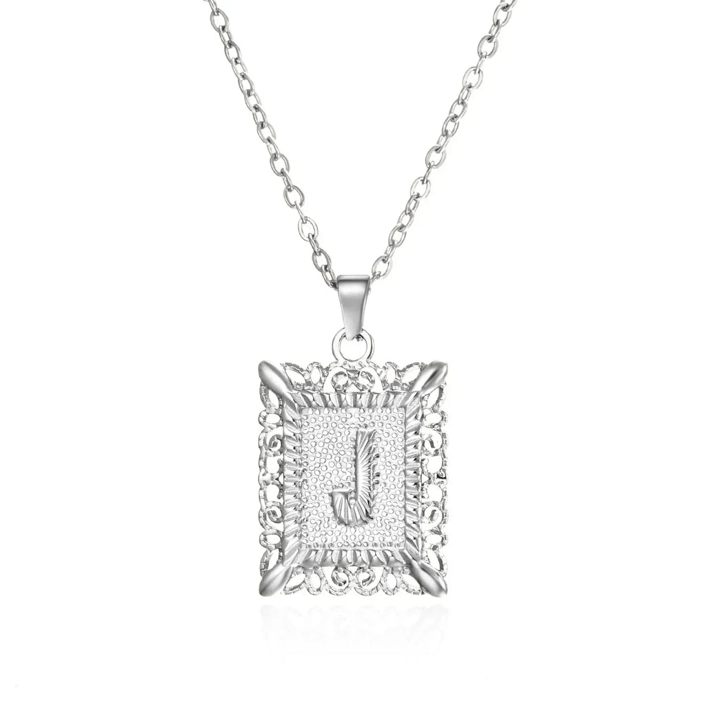 stainless-steel-initial-necklace - Viexta