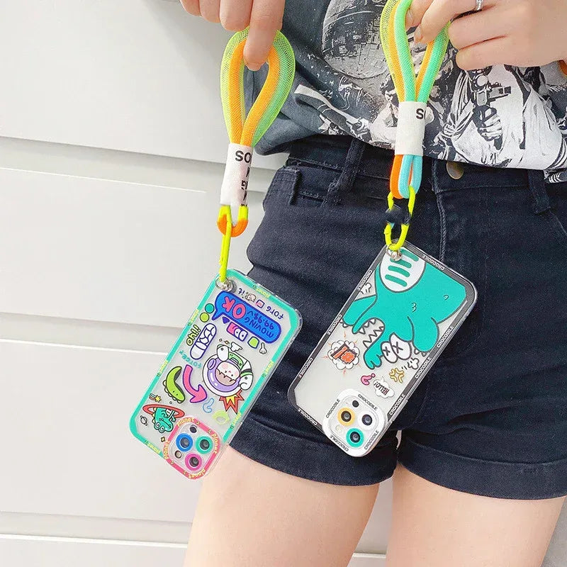 Lanyard Angel Eye Phone Case for IPhone - Viexta
