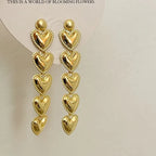 Retro Hong Kong Golden Versatile Earrings - Viexta