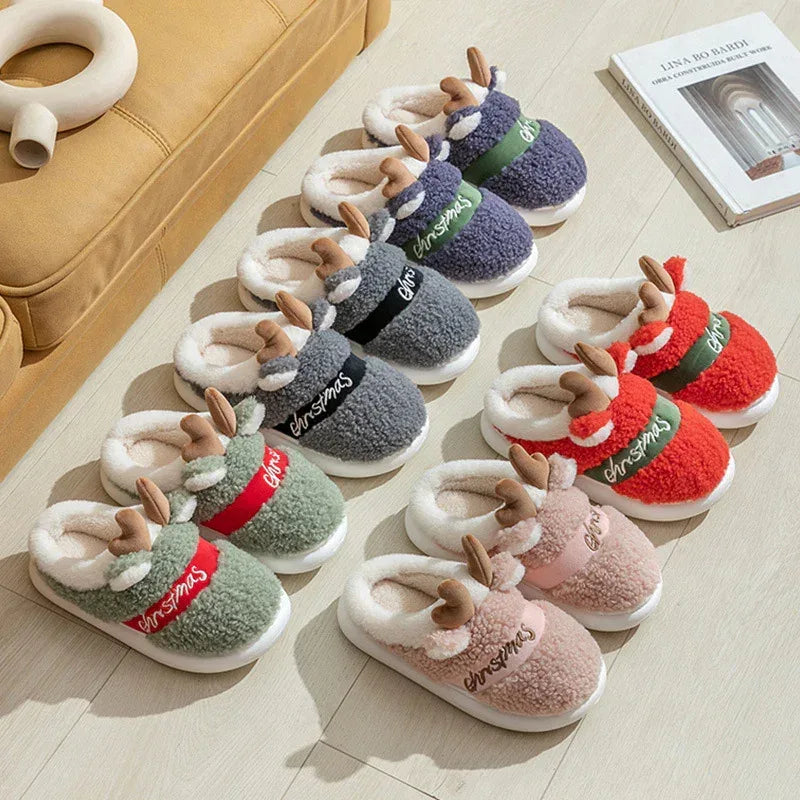 Christmas Shoes Winter Home Slippers - Viexta