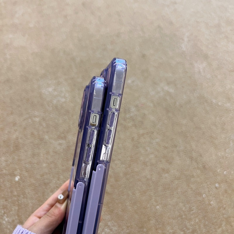 Cute Flower Invisible Bracketed iPhone Case