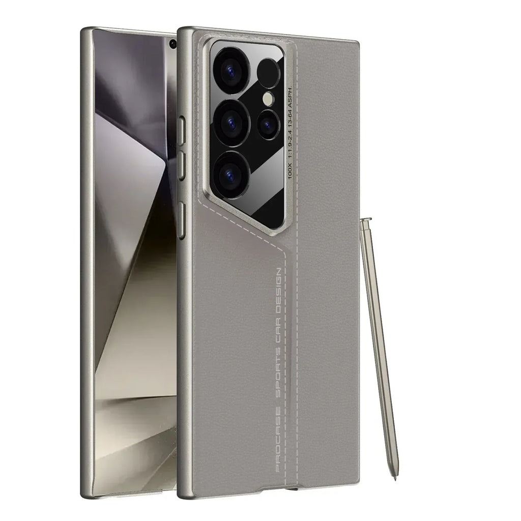 blade-plain-leather-samsung-protective-case - Viexta