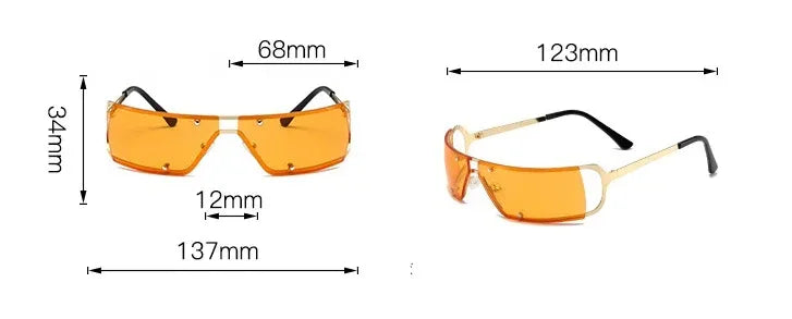 Technology Metal Sunglasses - Viexta