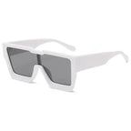 Fashion One Piece Large Frame Square Sunglasses - Viexta