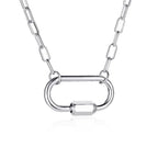 Buckle Titanium Steel Necklace - Viexta