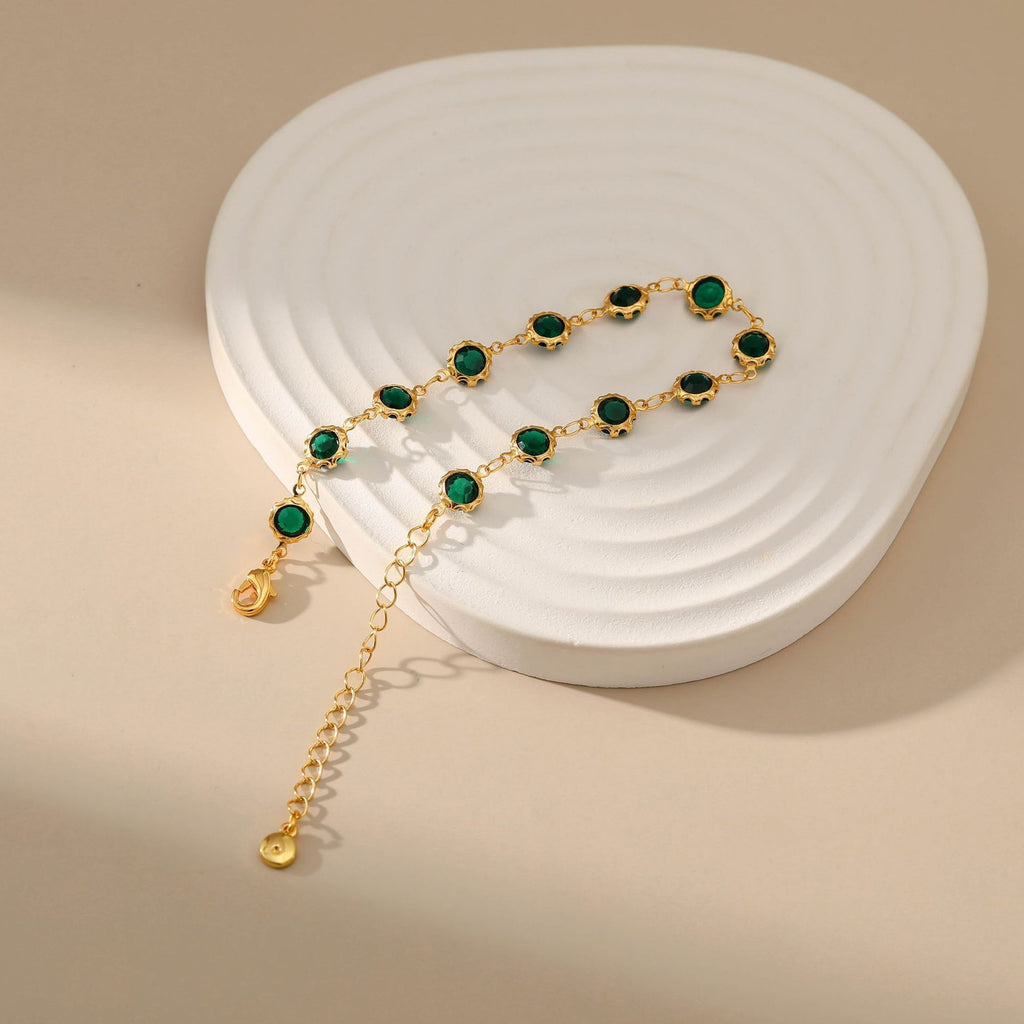 Retro-style18K Gold French Bracelet