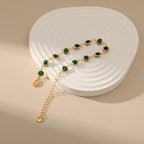 Retro-style18K Gold French Bracelet