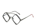 fashion-metal-rhombus-beam-sunglasses - Viexta