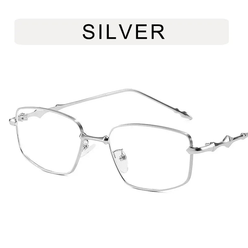 anti-blue-light-metal-flat-light-eyeglass-frame - Viexta