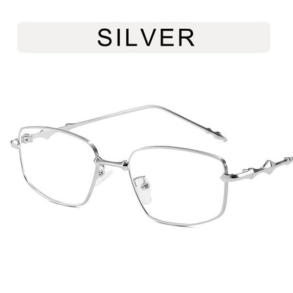 Anti Blue Light Metal Flat Light Eyeglass Frame