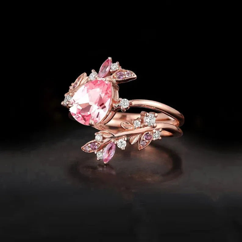 Women's Geometric Zircon Ring